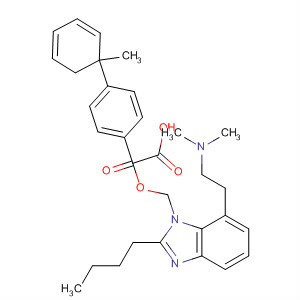 139743-02-5  [1,1'-Biphenyl]-2-carboxylic acid,4'-[[2-butyl-7-[2-(dimethylamino)ethyl]-1H-benzimidazol-1-yl]methyl]-,methyl ester