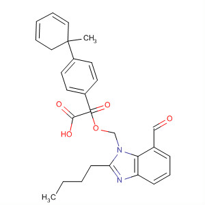 139743-03-6  [1,1'-Biphenyl]-2-carboxylic acid,4'-[[2-butyl-7-formyl-1H-benzimidazol-1-yl]methyl]-, methyl ester