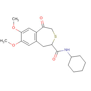 139743-58-1  3-Benzothiepin-2-carboxamide,N-cyclohexyl-1,2,4,5-tetrahydro-7,8-dimethoxy-5-oxo-