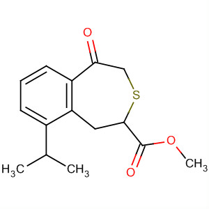 139743-87-6  3-Benzothiepin-2-carboxylic acid,1,2,4,5-tetrahydro-9-(1-methylethyl)-5-oxo-, methyl ester