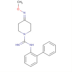 139753-02-9  1-Piperidinecarboximidamide, N-[1,1'-biphenyl]-2-yl-4-(methoxyimino)-