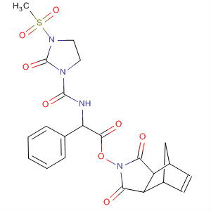 139754-31-7  1-Imidazolidinecarboxamide,N-[2-[(1,3,3a,4,7,7a-hexahydro-1,3-dioxo-4,7-methano-2H-isoindol-2-yl)oxy]-2-oxo-1-phenylethyl]-3-(methylsulfonyl)-2-oxo-, (R)-