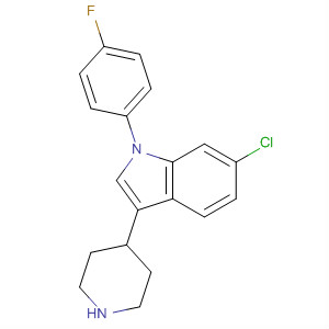 139774-04-2  1H-Indole, 6-chloro-1-(4-fluorophenyl)-3-(4-piperidinyl)-