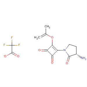 139778-20-4  3-Cyclobutene-1,2-dione,3-(3-amino-2-oxo-1-pyrrolidinyl)-4-(2-propenyloxy)-, (S)-,mono(trifluoroacetate)