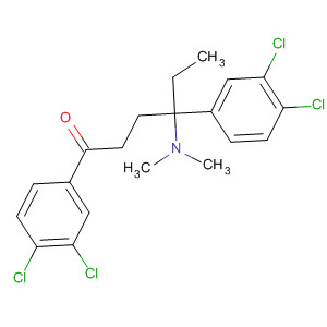 139148-30-4  1-Hexanone, 1,4-bis(3,4-dichlorophenyl)-4-(dimethylamino)-