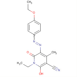 139151-62-5  3-Pyridinecarbonitrile,5-[(4-ethoxyphenyl)azo]-1-ethyl-1,6-dihydro-2-hydroxy-4-methyl-6-oxo-