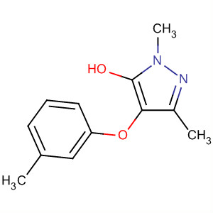 139175-40-9  1H-Pyrazol-5-ol, 1,3-dimethyl-4-(3-methylphenoxy)-