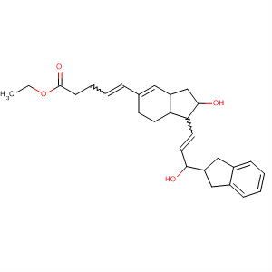 139187-37-4  4-Pentenoic acid,5-[1-[3-(2,3-dihydro-1H-inden-2-yl)-3-hydroxy-1-propenyl]-2,3,3a,6,7,7a-hexahydro-2-hydroxy-1H-inden-5-yl]-, ethyl ester