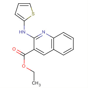 139210-27-8  3-Quinolinecarboxylic acid, 2-(2-thienylamino)-, ethyl ester