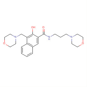139212-06-9  2-Naphthalenecarboxamide,3-hydroxy-4-(4-morpholinylmethyl)-N-[3-(4-morpholinyl)propyl]-
