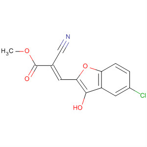 139221-04-8  2-Propenoic acid, 3-(5-chloro-3-hydroxy-2-benzofuranyl)-2-cyano-,methyl ester, (E)-