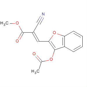 139221-15-1  2-Propenoic acid, 3-[3-(acetyloxy)-2-benzofuranyl]-2-cyano-, methylester, (E)-
