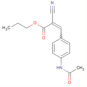 139222-13-2  2-Propenoic acid, 3-[4-(acetylamino)phenyl]-2-cyano-, propyl ester