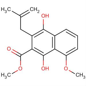 139223-96-4  2-Naphthalenecarboxylic acid,1,4-dihydroxy-8-methoxy-3-(2-methyl-2-propenyl)-, methyl ester