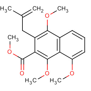 139223-97-5  2-Naphthalenecarboxylic acid,1,4,8-trimethoxy-3-(2-methyl-2-propenyl)-, methyl ester