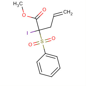 139228-27-6  4-Pentenoic acid, 2-iodo-2-(phenylsulfonyl)-, methyl ester
