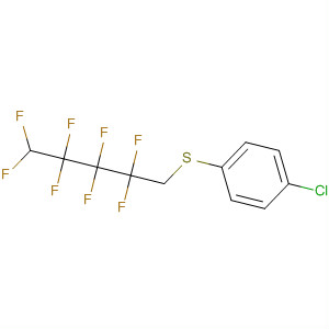 139254-80-1  Benzene, 1-chloro-4-[(2,2,3,3,4,4,5,5-octafluoropentyl)thio]-