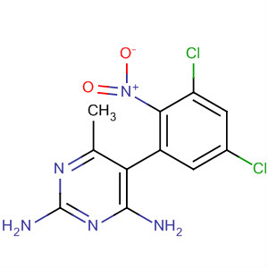 139256-28-3  2,4-Pyrimidinediamine, 5-(3,5-dichloro-2-nitrophenyl)-6-methyl-