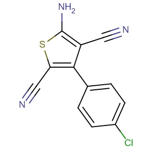 139260-20-1  2,4-Thiophenedicarbonitrile, 5-amino-3-(4-chlorophenyl)-