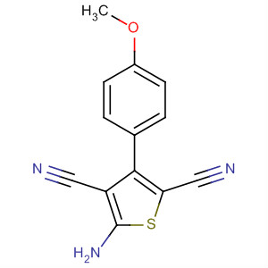 139260-21-2  2,4-Thiophenedicarbonitrile, 5-amino-3-(4-methoxyphenyl)-