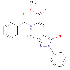 139262-43-4  2-Propenoic acid,2-(benzoylamino)-3-(5-hydroxy-3-methyl-1-phenyl-1H-pyrazol-4-yl)-,methyl ester, (Z)-