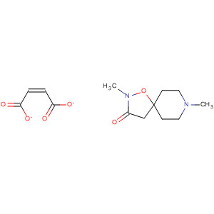 139291-97-7  1-Oxa-2,8-diazaspiro[4.5]decan-3-one, 2,8-dimethyl-,(Z)-2-butenedioate (1:1)