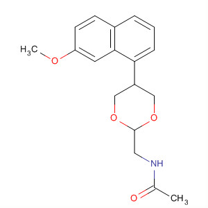 139293-19-9  Acetamide, N-[[5-(7-methoxy-1-naphthalenyl)-1,3-dioxan-2-yl]methyl]-,cis-