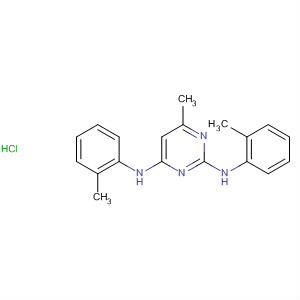 139296-15-4  2,4-Pyrimidinediamine, 6-methyl-N,N'-bis(2-methylphenyl)-,monohydrochloride