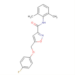 139297-33-9  3-Isoxazolecarboxamide,N-(2,6-dimethylphenyl)-5-[(4-fluorophenoxy)methyl]-