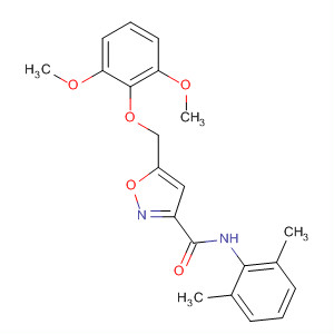 139297-34-0  3-Isoxazolecarboxamide,5-[(2,6-dimethoxyphenoxy)methyl]-N-(2,6-dimethylphenyl)-