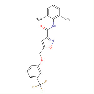 139297-35-1  3-Isoxazolecarboxamide,N-(2,6-dimethylphenyl)-5-[[3-(trifluoromethyl)phenoxy]methyl]-