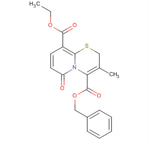 139306-25-5  2H,6H-Pyrido[2,1-b][1,3]thiazine-4,9-dicarboxylic acid, 3-methyl-6-oxo-,4-ethyl 9-(phenylmethyl) ester