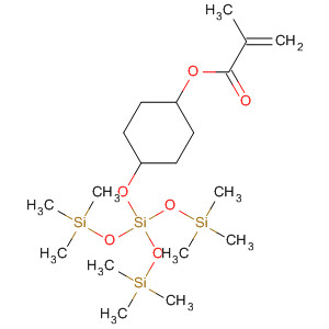 139307-45-2  2-Propenoic acid, 2-methyl-,4-[[3,3,3-trimethyl-1,1-bis[(trimethylsilyl)oxy]disiloxanyl]oxy]cyclohexylester