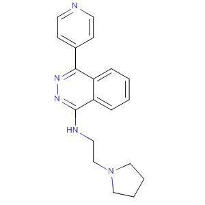 139329-06-9  1-Phthalazinamine, 4-(4-pyridinyl)-N-[2-(1-pyrrolidinyl)ethyl]-