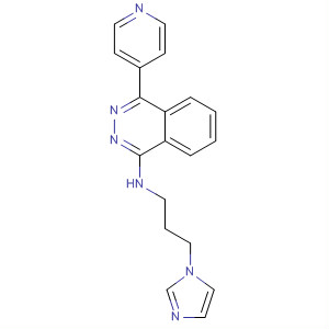 139329-07-0  1-Phthalazinamine, N-[3-(1H-imidazol-1-yl)propyl]-4-(4-pyridinyl)-