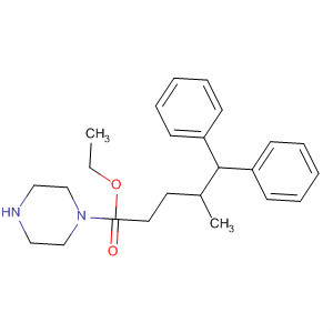 139329-22-9  1-Piperazinepentanoic acid, 4-(diphenylmethyl)-, ethyl ester
