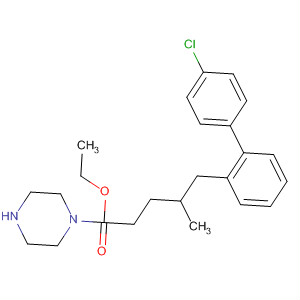 139329-41-2  1-Piperazinepentanoic acid, 4-[(4-chlorophenyl)phenylmethyl]-, ethylester