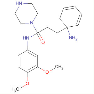 139329-80-9  1-Piperazinepropanamide,4-(4-aminophenyl)-N-(3,4-dimethoxyphenyl)-