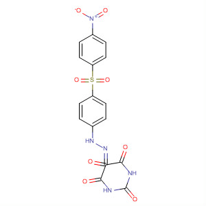 139335-05-0  2,4,5,6(1H,3H)-Pyrimidinetetrone,5-[[4-[(4-nitrophenyl)sulfonyl]phenyl]hydrazone]