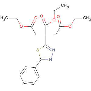 139335-34-5  1,2,3-Propanetricarboxylic acid, 2-(5-phenyl-1,3,4-thiadiazol-2-yl)-,triethyl ester