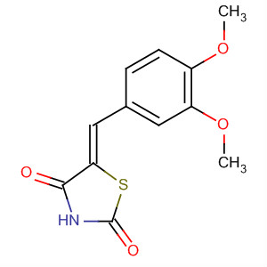 139336-27-9  2,4-Thiazolidinedione, 5-[(3,4-dimethoxyphenyl)methylene]-, (Z)-