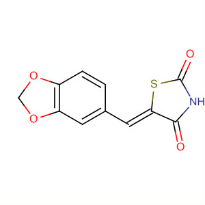 139336-28-0  2,4-Thiazolidinedione, 5-(1,3-benzodioxol-5-ylmethylene)-, (Z)-