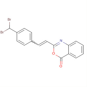 139355-87-6  4H-3,1-Benzoxazin-4-one, 2-[2-[4-(dibromomethyl)phenyl]ethenyl]-