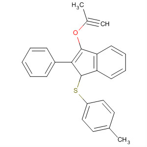 139371-30-5  1H-Indene, 1-[(4-methylphenyl)thio]-2-phenyl-3-(2-propynyloxy)-