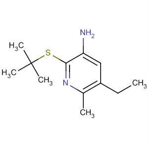 139393-97-8  3-Pyridinamine, 2-[(1,1-dimethylethyl)thio]-5-ethyl-6-methyl-
