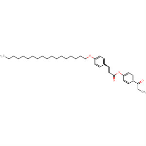 139398-09-7  2-Propenoic acid, 3-[4-(octadecyloxy)phenyl]-, 4-(1-oxopropyl)phenylester, (E)-