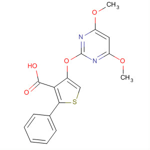 139414-18-9  3-Thiophenecarboxylic acid,4-[(4,6-dimethoxy-2-pyrimidinyl)oxy]-2-phenyl-