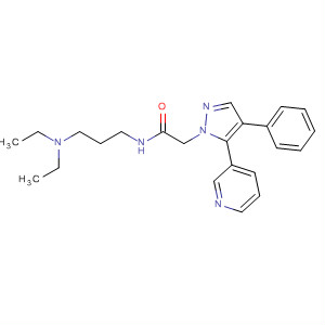 139419-28-6  1H-Pyrazole-1-acetamide,N-[3-(diethylamino)propyl]-4-phenyl-5-(3-pyridinyl)-