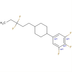 139424-53-6  Benzene, 5-[4-(3,3-difluoropentyl)cyclohexyl]-1,2,3-trifluoro-, trans-