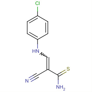 139438-25-8  2-Propenethioamide, 3-[(4-chlorophenyl)amino]-2-cyano-